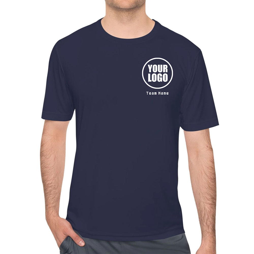 Custom Logo Pickleball Team Performance Moisture-Wicking Tee 5